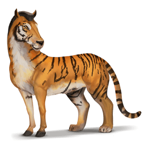 cheval sauvage tigre